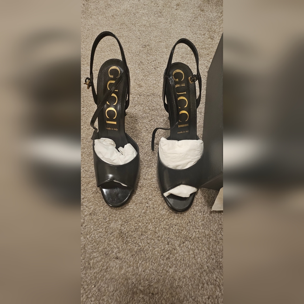 GUCCI Regent sandal heels -Priced to sell - Picture 10 of 12